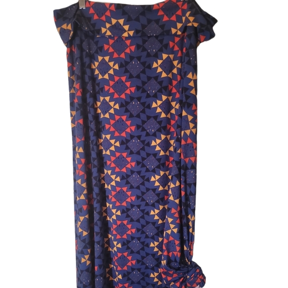 LuLaRoe Maxi Boho Skirt To Cover Up Midi Dress Sz 2XL - Picture 4 of 4